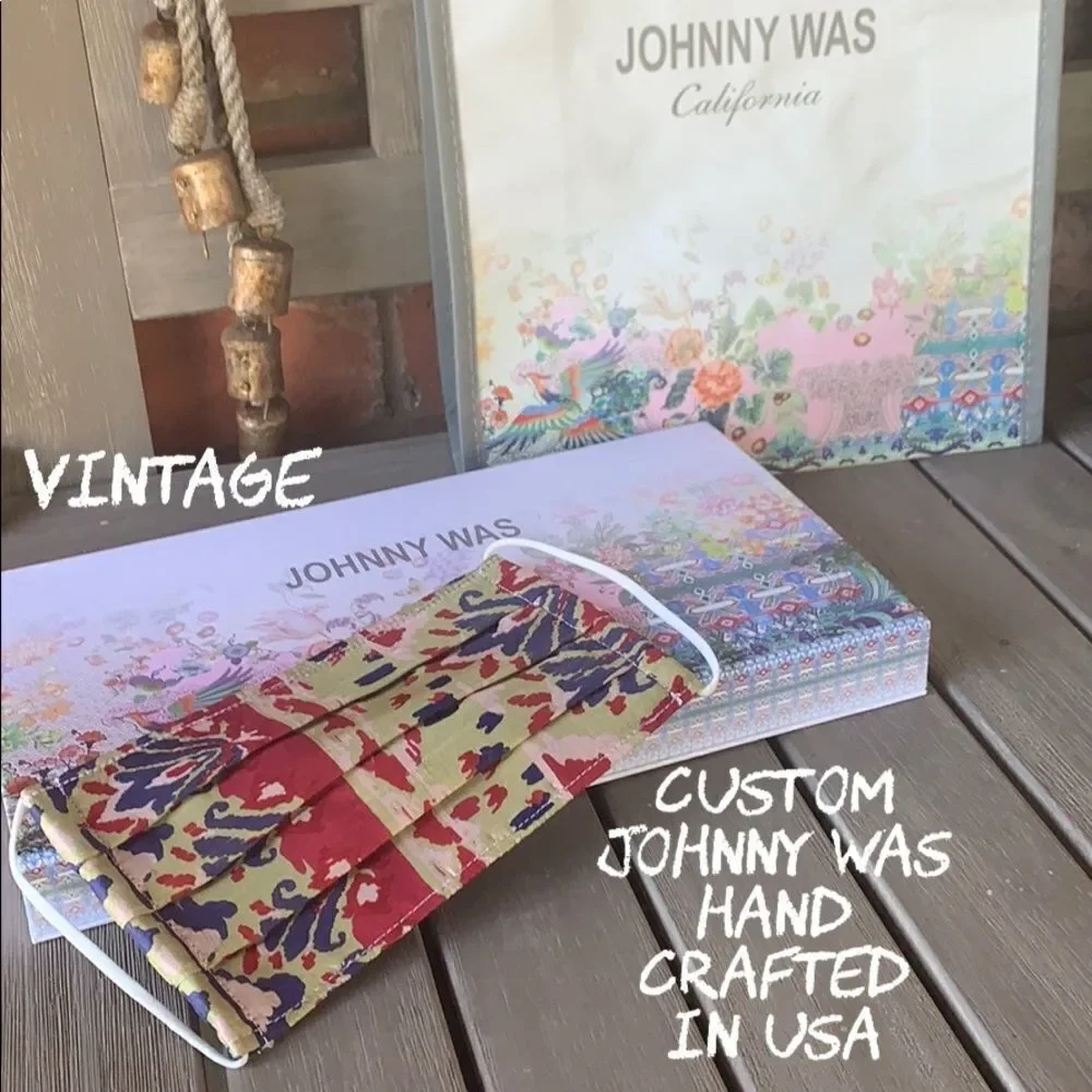 JOHNNY Was Custom 100% Silk Face Mask Viscose